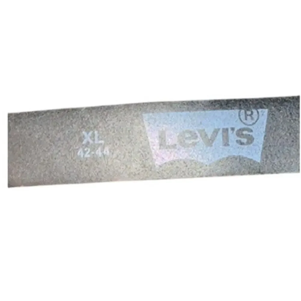Levi’s Men’s Black Leather Belt XL 42-44 Logo Buckle Made in Guatemala
